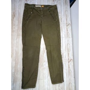 Pilcro and the Letterpress Olive Green Pants